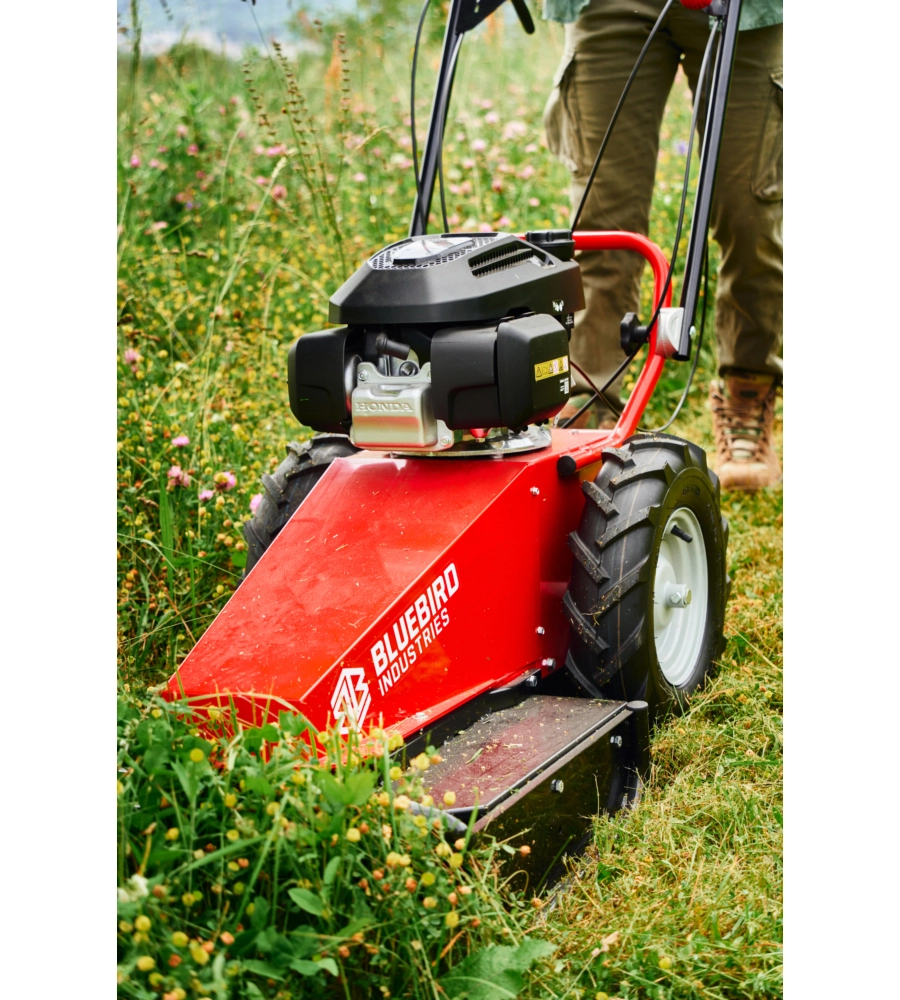 DECESPUGLIATORE A SCOPPIO SU RUOTE BLUEBIRD "DOMINO TS PRO HO" CON TESTINA E LAMA 4T 201 CC - MOTORE HONDA